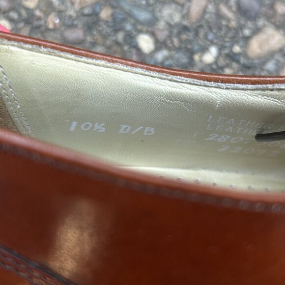 Bostonian Impression Brandy Grant Brown Cap Toe Oxford Dress Shoes Size 10.5 D main image 10